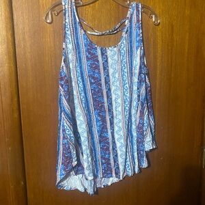 Wishful Park Multicolor Patterned Tank Top